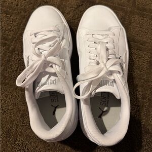 Puma white sneakers